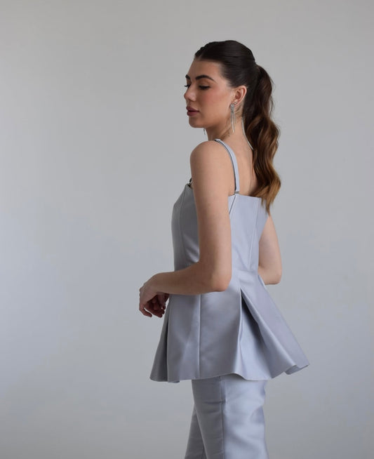 A CORSET AND TROUSERS SUIT