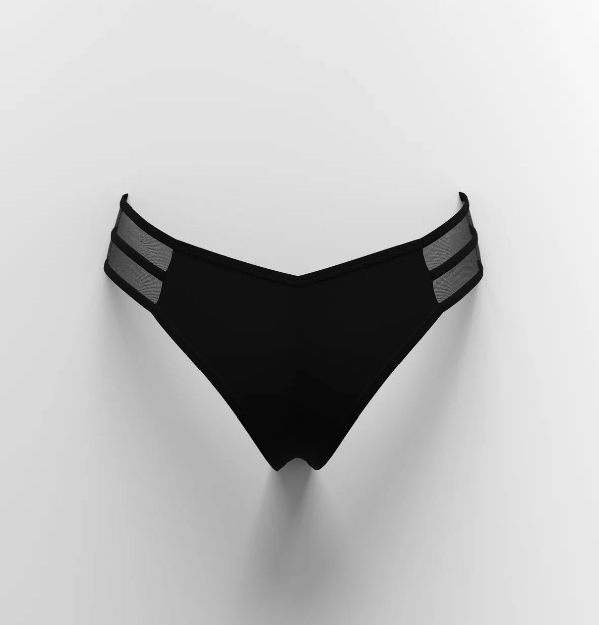 UNITY DIVIDED BIKINI IN BLACK COLOR.